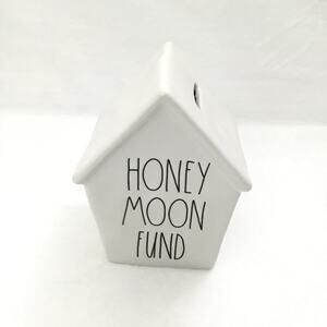 RAE DUNN Dunn Honey Moon Fund Bank White
